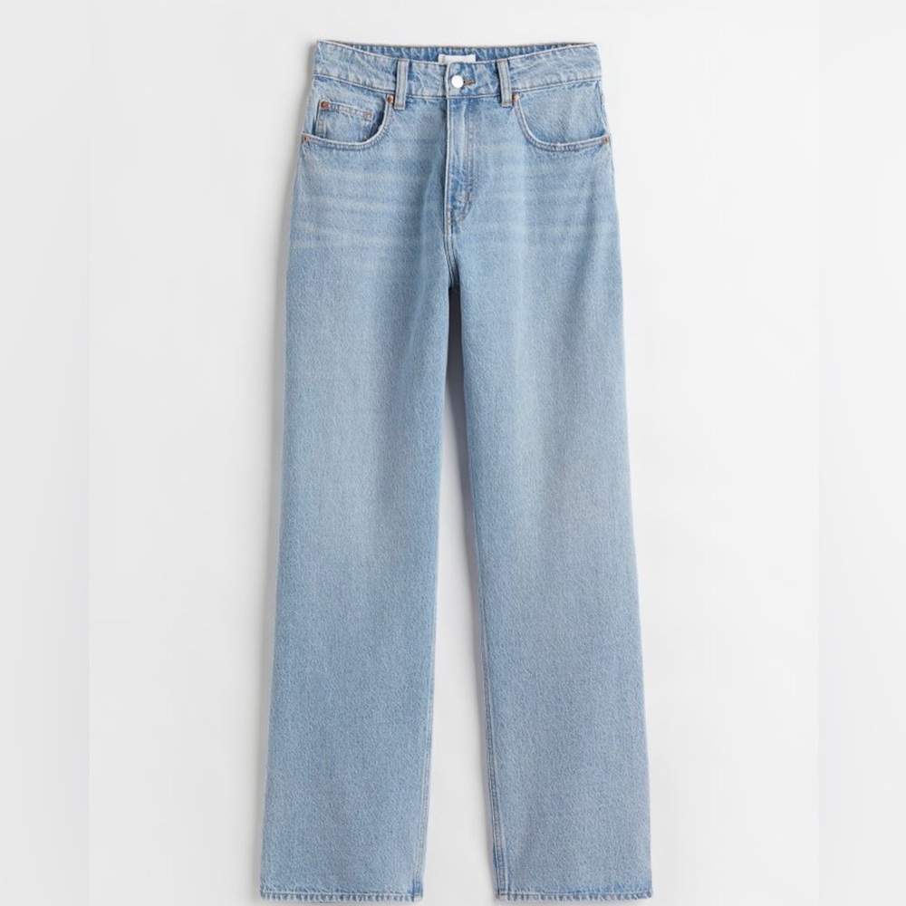 H&M | Loose Straight High Jeans | Sz: 8